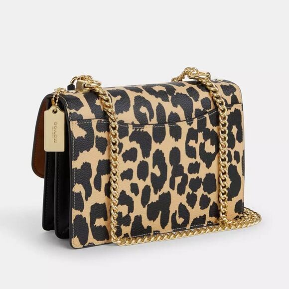 ❤️ Coach Klare Crossbody Bag With Leopard Print - Picture 4 of 10